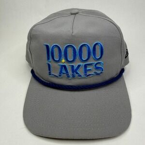 New Era Golfer 10,000 Lakes Minnesota Rope Snapback Hat Mens Adjustable